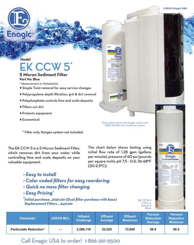 Pre - Filter (Single Replacement) – Essential Water Filtration for Your Kangen System - Hydroheim